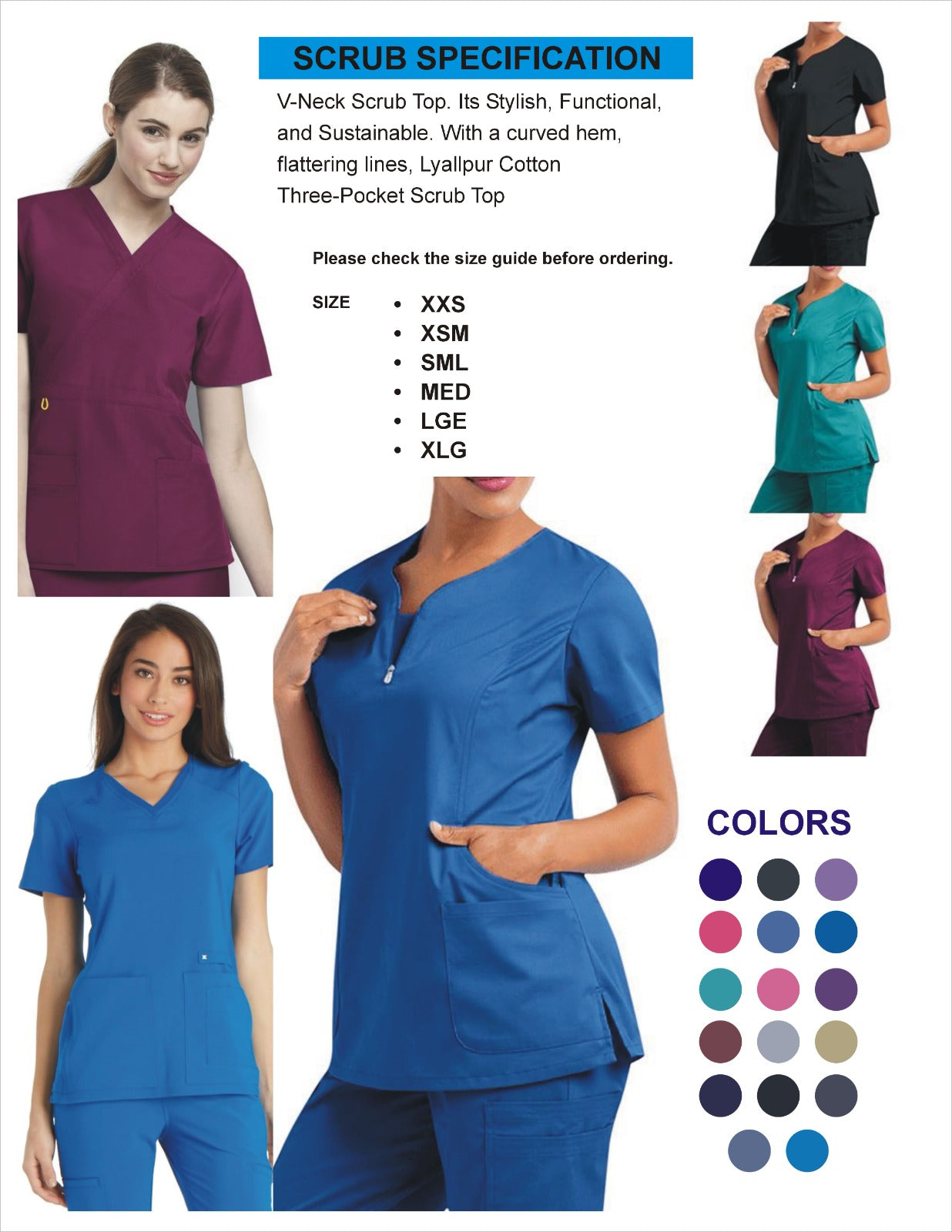 V-Neck Scrub Top